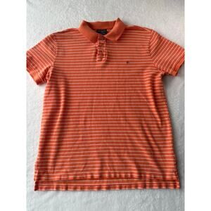 Polo Jeans Co. Ralph Lauren Men Polo Size XL Stripe Orange Classic Vintage Style